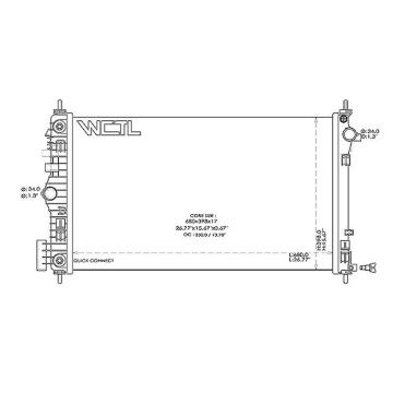 Radiator for Buick Regal 2011-2013