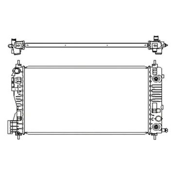 Radiator for Chevrolet Malibu 2013-2015