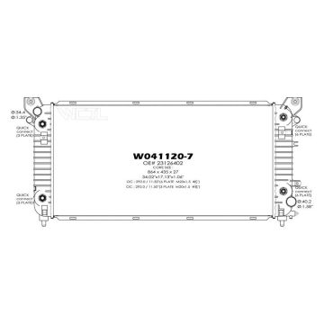 Radiator 1st Design w/Towing Pkg for Chevrolet Silverado 1500 Suburban Tahoe
