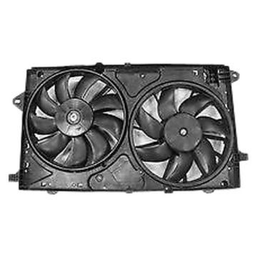 Engine Cooling Fan Assembly 2nd Design From 3-22-10 Motor/Blade/Shroud Dual Fan Assembly Eassist for Buick LaCrosse Regal Chevrolet Impala Malibu