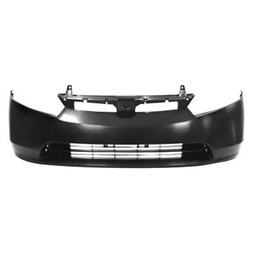 Bumper Cover Front Primed for Honda Civic Hybrid LX EX GX DX EXS LXS EX-L DX-G 2006-2008