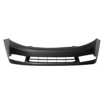 Bumper Cover Front w/Fog Lamps Primed for Honda Civic Sedan EX EX-L Si 2012