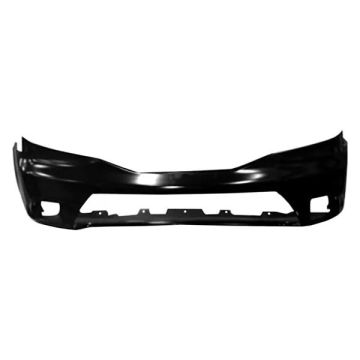 Bumper Cover Front w/o Park Assist w/o Headlamp Washer Holes Primed for Honda Pilot LX EX EX-L 2012-2015