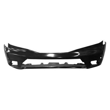 Bumper Cover Front w/Park Assist w/o Headlamp Washer Holes Primed for Honda Pilot Touring 2012-2015