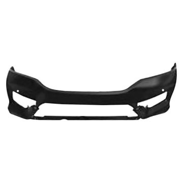 Bumper Cover Front w/Parking Sensors Primed for Honda Accord Sedan 2016-2017
