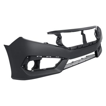 Bumper Cover Front Primed for Honda Civic Sedan Coupe Hatchback 2016-2018
