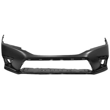 Bumper Cover Front Primed for Honda Civic Sedan Hatchback 2022-2024