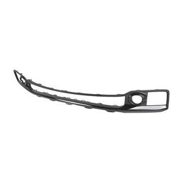 Bumper Insert Front w/Fog Lamps Center Garnish/Lower Grille Surround Black for Honda Ridgeline 2017-2020