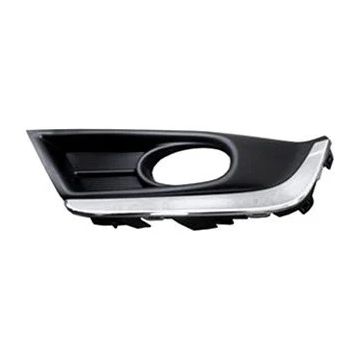 Bumper Insert Front Left Fog Lamp Bezel w/Fog Lamps Chrome Trim for Honda CR-V 2017-2019