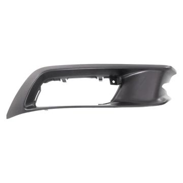 Bumper Insert Front Right Factory Installed Fog Lamp Bezel Crystal Black (Code NH731P) for Honda Civic Sedan 2012