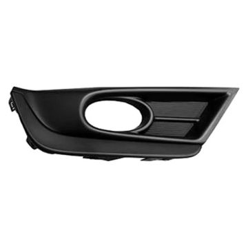 Bumper Insert Front Right Fog Lamp Bezel w/Fog Lamps Black Trim for Honda CR-V 2017-2019