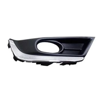 Bumper Insert Front Right Fog Lamp Bezel w/Fog Lamps Chrome Trim for Honda CR-V 2017-2019