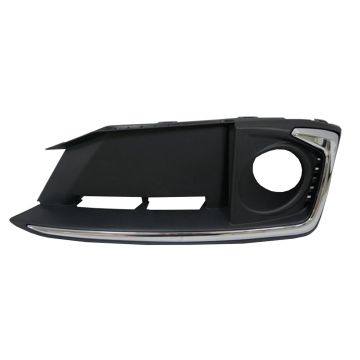Bumper Insert Front Right w/Fog Lamps for Honda Civic Sedan Coupe EX EX-L Touring 2019-2021