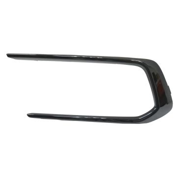 Bumper Cover Molding Front Left Side Garnish Gloss Black for Honda Passport 2019-2021