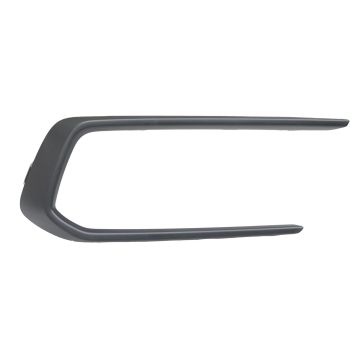 Bumper Cover Molding Front Right Side Garnish Matte Black for Honda Passport 2019-2021