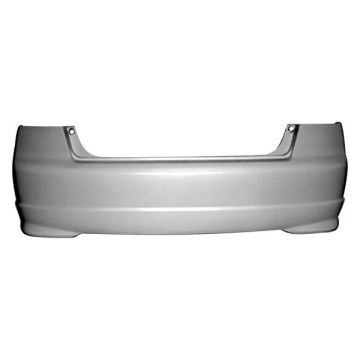 Bumper Cover Rear Primed USA/Japan Built for Honda Civic LX EX GX DX Value Package Si Hybrid HX SiR LX Special Edition EX Special Edition Reverb 2004-2005