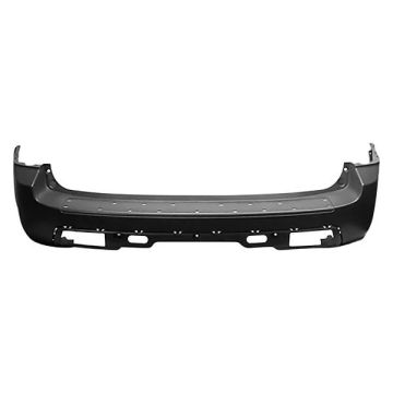Bumper Cover Rear w/o Parking Sensor Primed for Honda Pilot LX EX EX-L 2009-2011