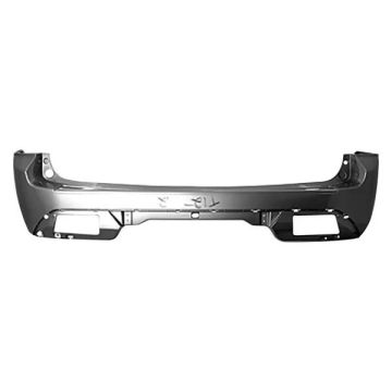 Bumper Cover Rear w/o Park Assist Primed for Honda Pilot LX EX EX-L 2012-2015