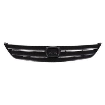 Grille Assembly Matte Black for Honda Civic Sedan 2001-2003
