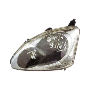 Headlight Assembly Composite Left w/o Bulbs or Sockets for Honda Civic Hatchback 2004-2005