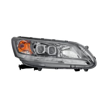 Headlight Assembly Composite Right LED for Honda Accord Sedan 2013-2015