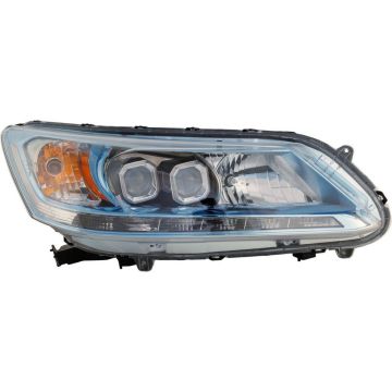 Headlight Assembly Composite Right LED Type for Honda Accord Hybrid EX-L Hybrid Touring Hybrid 2014-2015