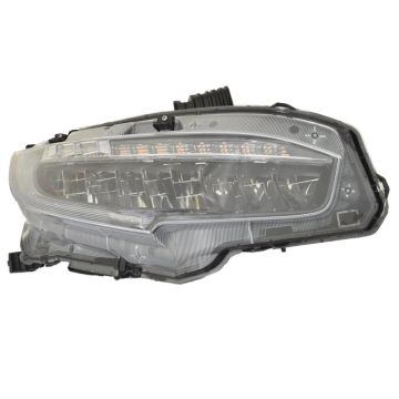 Headlight Assembly Composite Right LED for Honda Civic 2020-2021