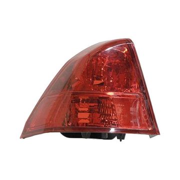 Tail Light Assembly Left Quarter Panel Mounted: w/o Bulbs or Sockets Canada/Japan/USA Built for Honda Civic Sedan 2003-2005