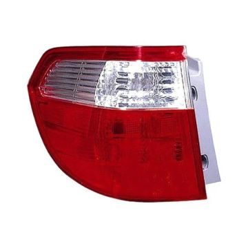 Tail Light Housing Left Body Mounted Includes Lens for Honda Odyssey 2005-2007