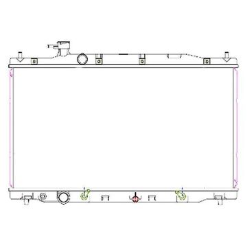 Radiator USA Built for Honda CR-V 2007-2009