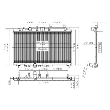 Radiator for Honda HR-V 2016-2022