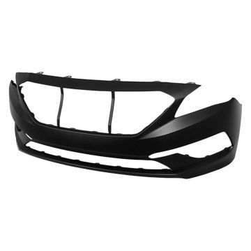 Bumper Cover Front Standard Type w/o Park Assist Primed for Hyundai Sonata GL Limited SE GLS Sport Sport Tech Premium 2015-2017