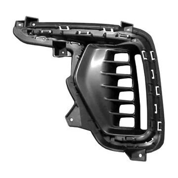 Bumper Insert Front Left Fog Lamp Opening Cover w/o Fog Lamps for Hyundai Santa Fe Santa Fe XL