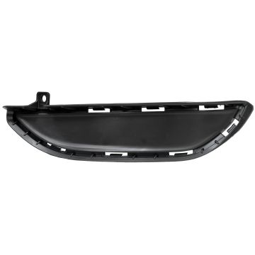 Bumper Insert Front Left Lower Fog Lamp Opening Cover Gloss Black for Hyundai Tucson 2019-2021