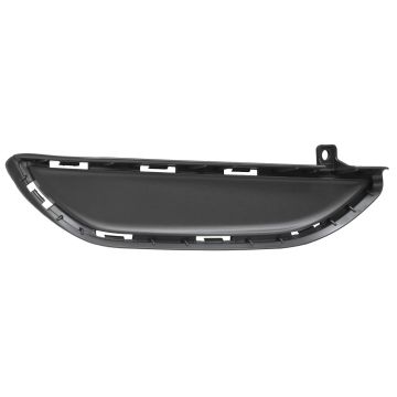 Bumper Insert Front Right Lower Fog Lamp Opening Cover Matte Black for Hyundai Tucson 2019-2021
