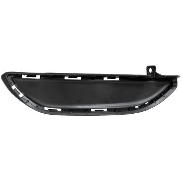 Bumper Insert Front Right Lower Fog Lamp Opening Cover Gloss Black for Hyundai Tucson 2019-2021