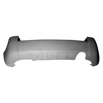 Bumper Cover Rear Single Exhaust w/o Cladding Primed for Hyundai Tucson 2005-2009