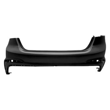 Bumper Cover Rear w/o Parking Sensors Primed for Hyundai Elantra Sedan Sport Sport Tech 2017-2018