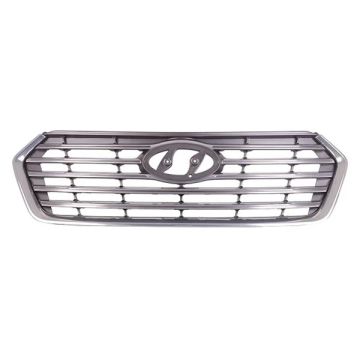 Grille Assembly w/o Front View Camera for Hyundai Santa Fe Santa Fe XL
