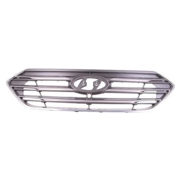 Grille Assembly w/Front View Camera for Hyundai Santa Fe Sport 2017-2018