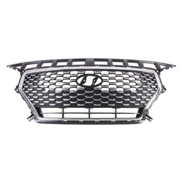 Grille Assembly w/o Intelligent Cruise Control for Hyundai Elantra GT 2018-2020