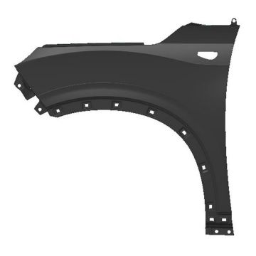 Fender Front Left w/Side Marker Lamp Hole for Hyundai Venue 2020-2024