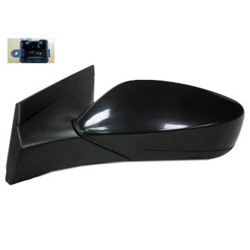 Door Mirror Assembly Left Power Non-Heated w/o Signal Lamps for Hyundai Accent 2012-2017