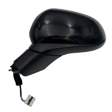 Door Mirror Assembly Left Non-Heated Textured Black for Hyundai Santa Fe 2019-2020