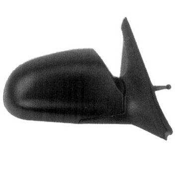 Door Mirror Assembly Right Manual Black for Hyundai Accent Sedan 2000-2002