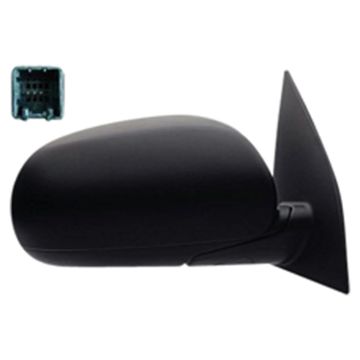 Door Mirror Assembly Right Power Textured Black for Hyundai Accent Hatchback 2010-2011