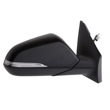 Door Mirror Assembly Right Power Heated w/o Blind Spot Detection w/Signal Lamp for Hyundai Sonata 2015-2017
