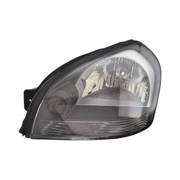Headlight Assembly Composite Left Clear Reflector Gray Bezel for Hyundai Tucson 2005-2009
