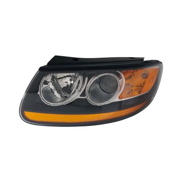 Headlight Assembly Composite Left To 7-11-07 for Hyundai Santa Fe 2007-2008