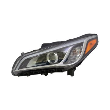 Headlight Assembly Composite Left HID w/o Dynamic Bending Light for Hyundai Sonata 2015-2017